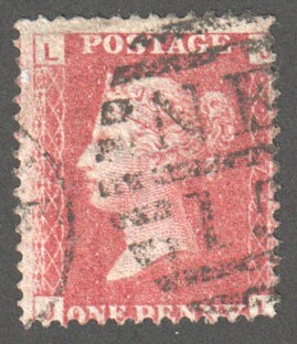 Great Britain Scott 33 Used Plate 72 - JL - Click Image to Close